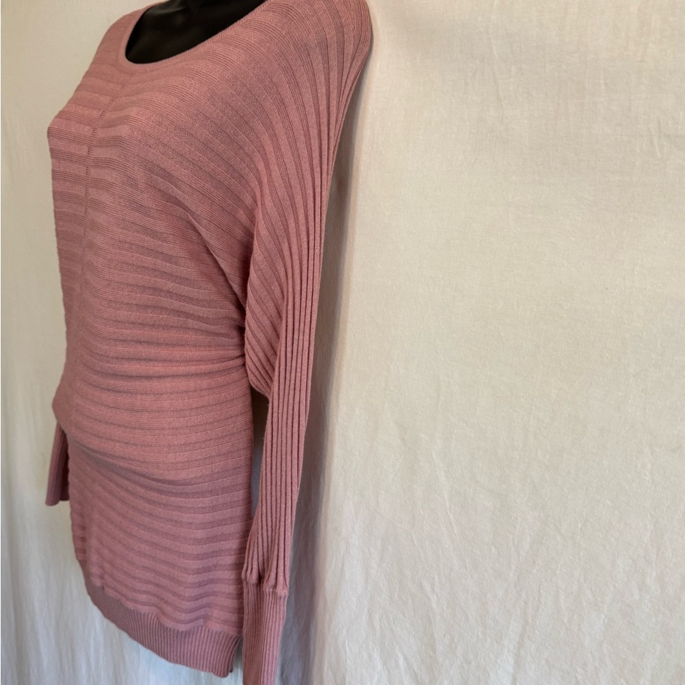 A-29 Soho Pink 3/4 Sleeve Pullover Sweater Size M - Picture 7 of 14